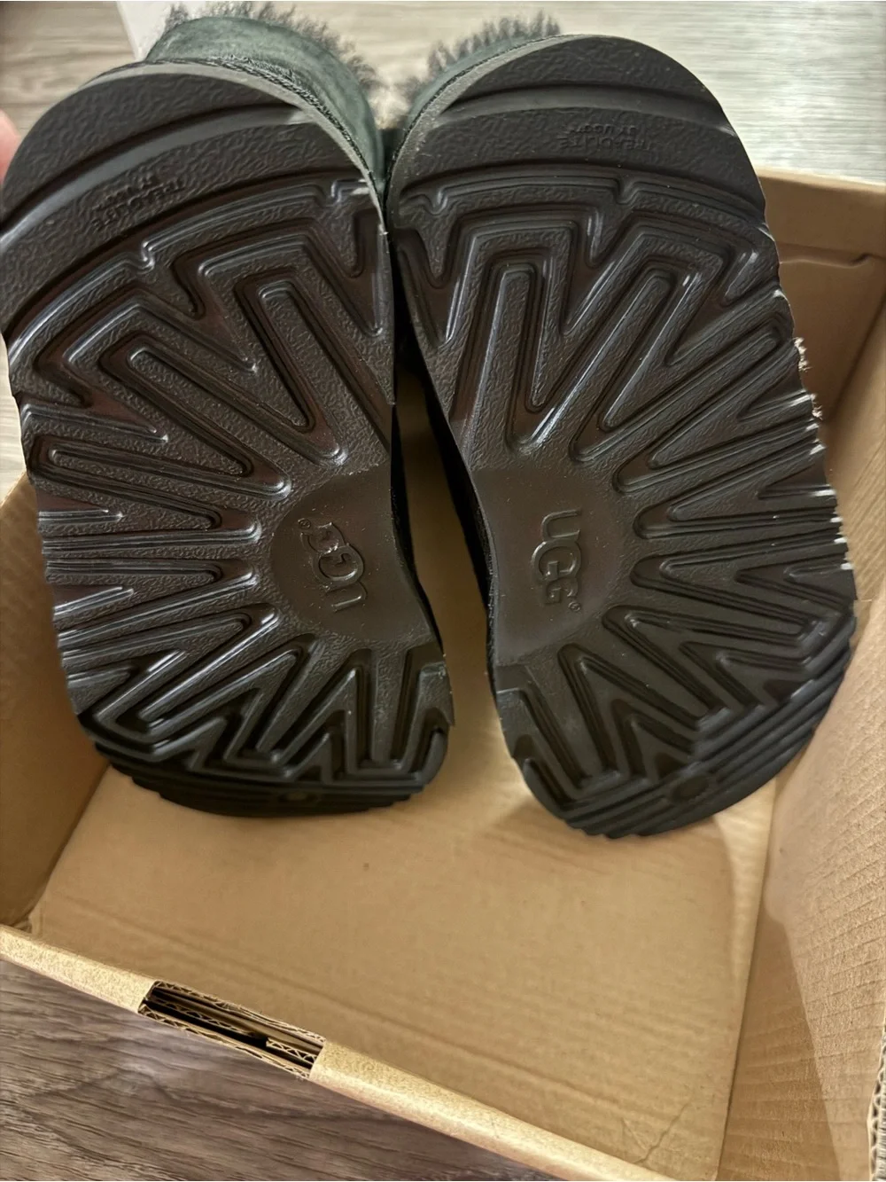 UGG Kids Bailey Black Boots